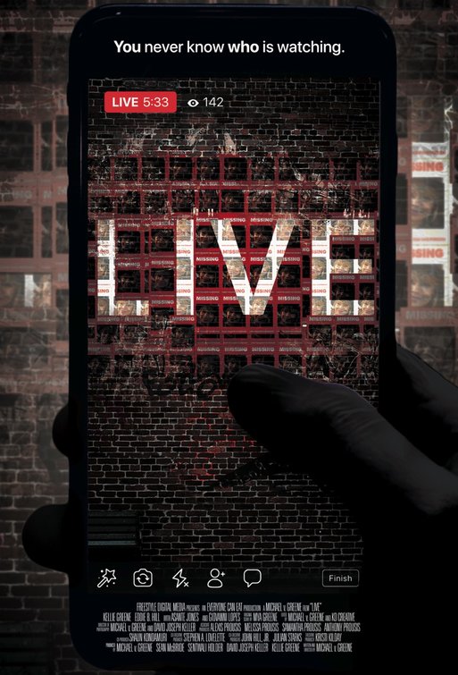 Imagem do Poster do filme 'Live'