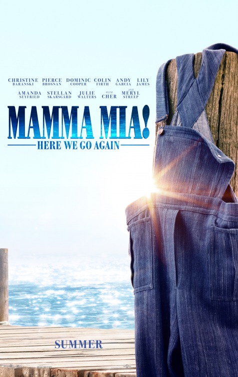 Imagem do Poster do filme 'Mamma Mia! Lá Vamos Nós de Novo (Mamma Mia! Here We Go Again)'