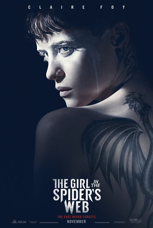 Imagem do Poster do filme 'Millennium: A Garota na Teia de Aranha (The Girl in the Spider's Web)'