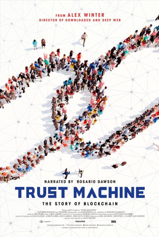 Imagem do Poster do filme 'Trust Machine: The Story of Blockchain'