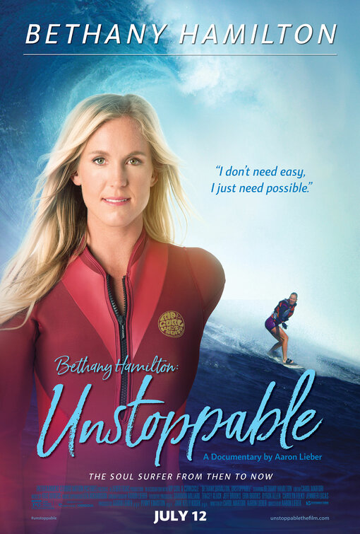 Imagem do Poster do filme 'Bethany Hamilton: Unstoppable'