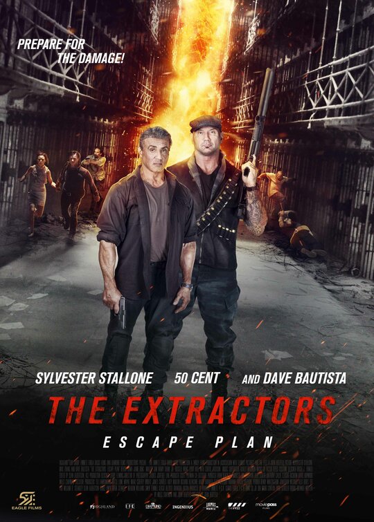Imagem do Poster do filme 'Rota de Fuga 3 - O Resgate (Escape Plan: The Extractors)'