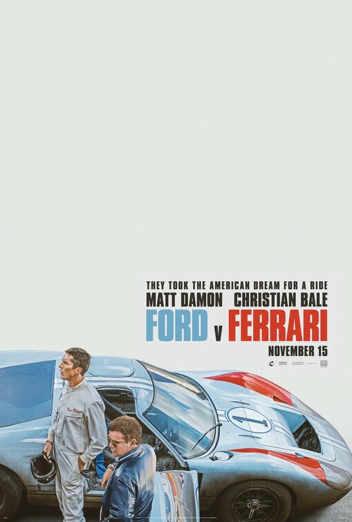 Imagem do Poster do filme 'Ford vs Ferrari (Ford v. Ferrari)'