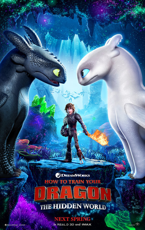 Imagem do Poster do filme 'Como Treinar o Seu Dragão 3 (How to Train Your Dragon: The Hidden World)'