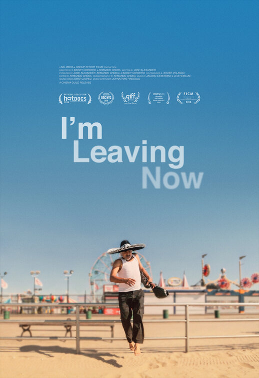 Imagem do Poster do filme 'Já Estou Indo (I'm Leaving Now)'