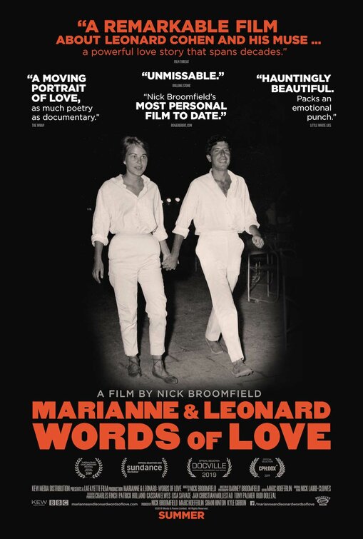 Imagem do Poster do filme 'Marianne & Leonard: Words of Love'