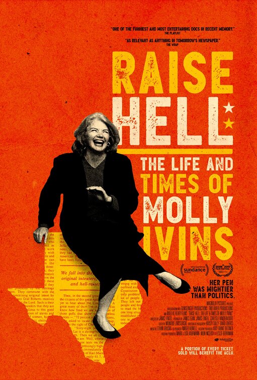 Imagem do Poster do filme 'Raise Hell: The Life & Times of Molly Ivins'