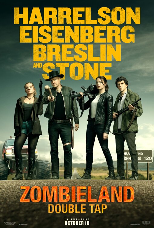 Imagem do Poster do filme 'Zumbilândia: Atire Duas Vezes (Zombieland: Double Tap)'