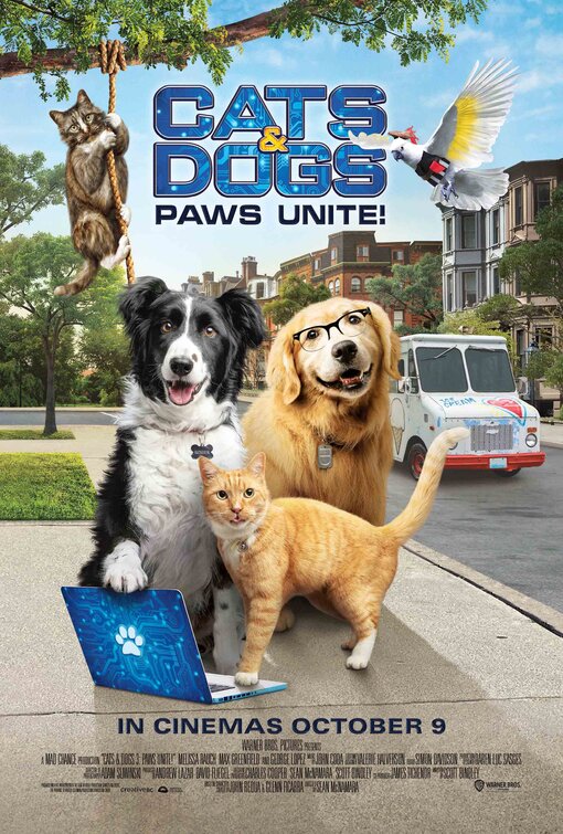 Imagem do Poster do filme 'Cães e Gatos 3: Peludos Unidos! (Cats & Dogs 3: Paws Unite)'