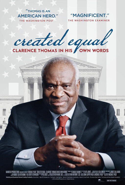 Imagem do Poster do filme 'Created Equal: Clarence Thomas in His Own Words'