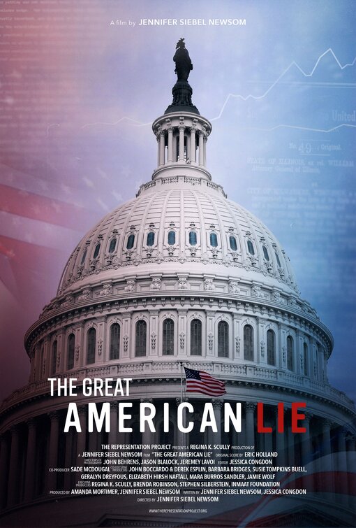 Imagem do Poster do filme 'The Great American Lie'