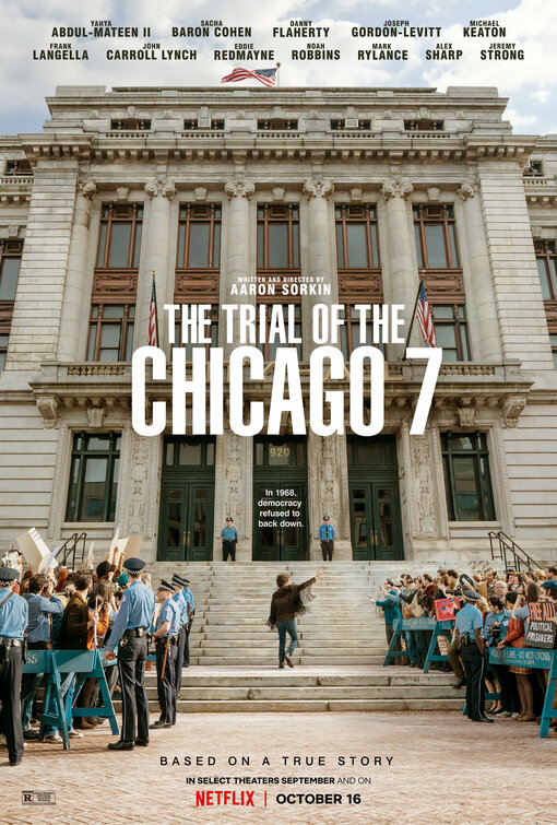 Imagem do Poster do filme 'Os 7 de Chicago (The Trial of the Chicago 7)'