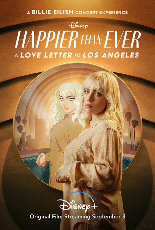 Imagem do Poster do filme 'Mais feliz do que nunca: uma carta de amor para Los Angeles (Happier Than Ever: A Love Letter to Los Angeles)'