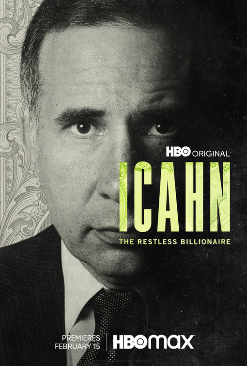 Imagem do Poster do filme 'Icahn: O Bilionário Incansável (Icahn: The Restless Billionaire)'