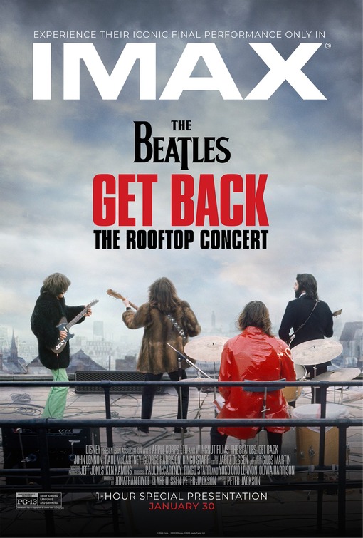 Imagem do Poster do filme 'The Beatles Get Back: O Último Show (The Beatles: Get Back - The Rooftop Concert)'
