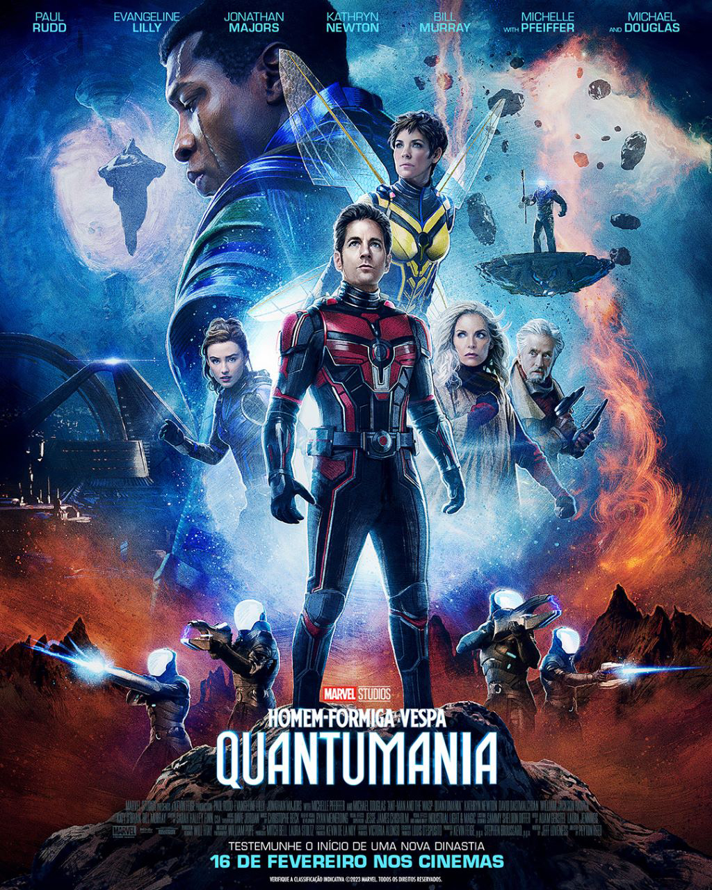 Imagem do Poster do filme 'Homem-Formiga e a Vespa: Quantumania (Ant-Man and the Wasp: Quantumania)'