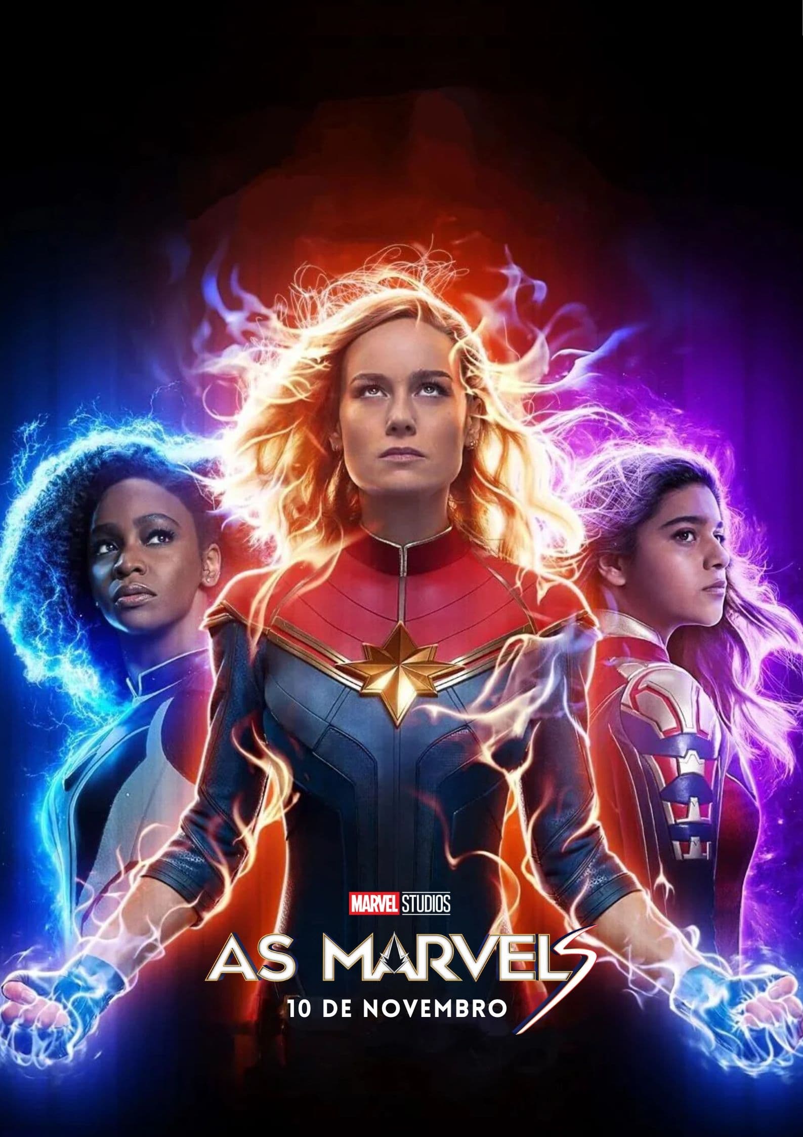 Imagem do Poster do filme 'As Marvels (The Marvels)'