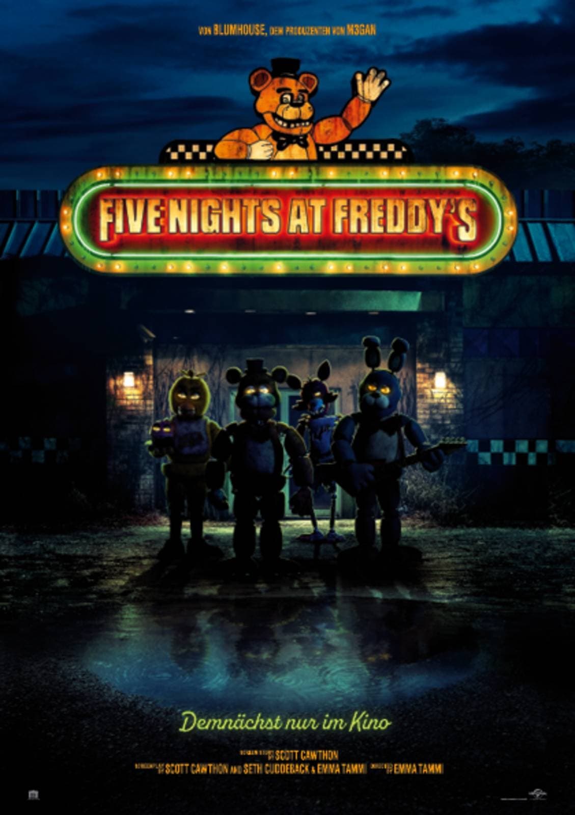 Imagem do Poster do filme 'Five Nights at Freddy's - O Pesadelo Sem Fim (Five Nights at Freddy's)'