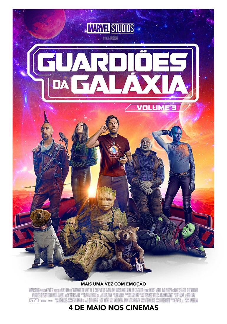 Imagem do Poster do filme 'Guardiões da Galáxia - Vol. 3 (Guardians of the Galaxy Vol. 3)'