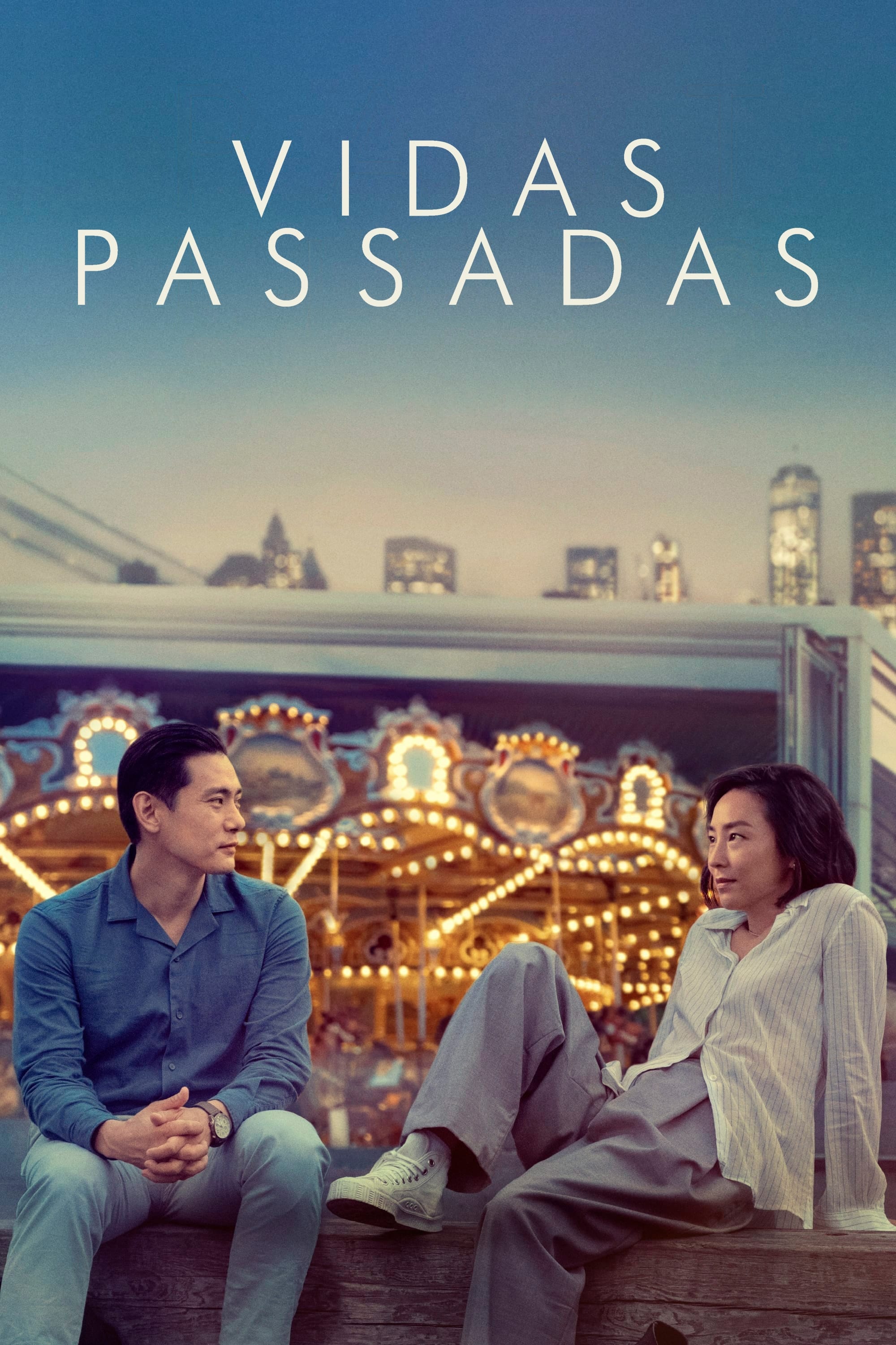 Imagem do Poster do filme 'Vidas Passadas (Past Lives)'