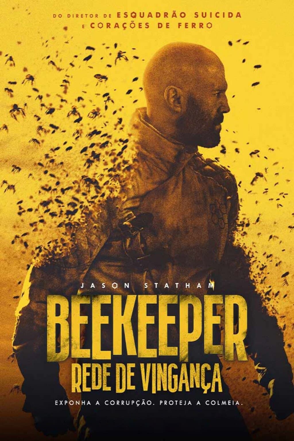 Imagem do Poster do filme 'Beekeeper - Rede de Vingança (The Beekeeper)'