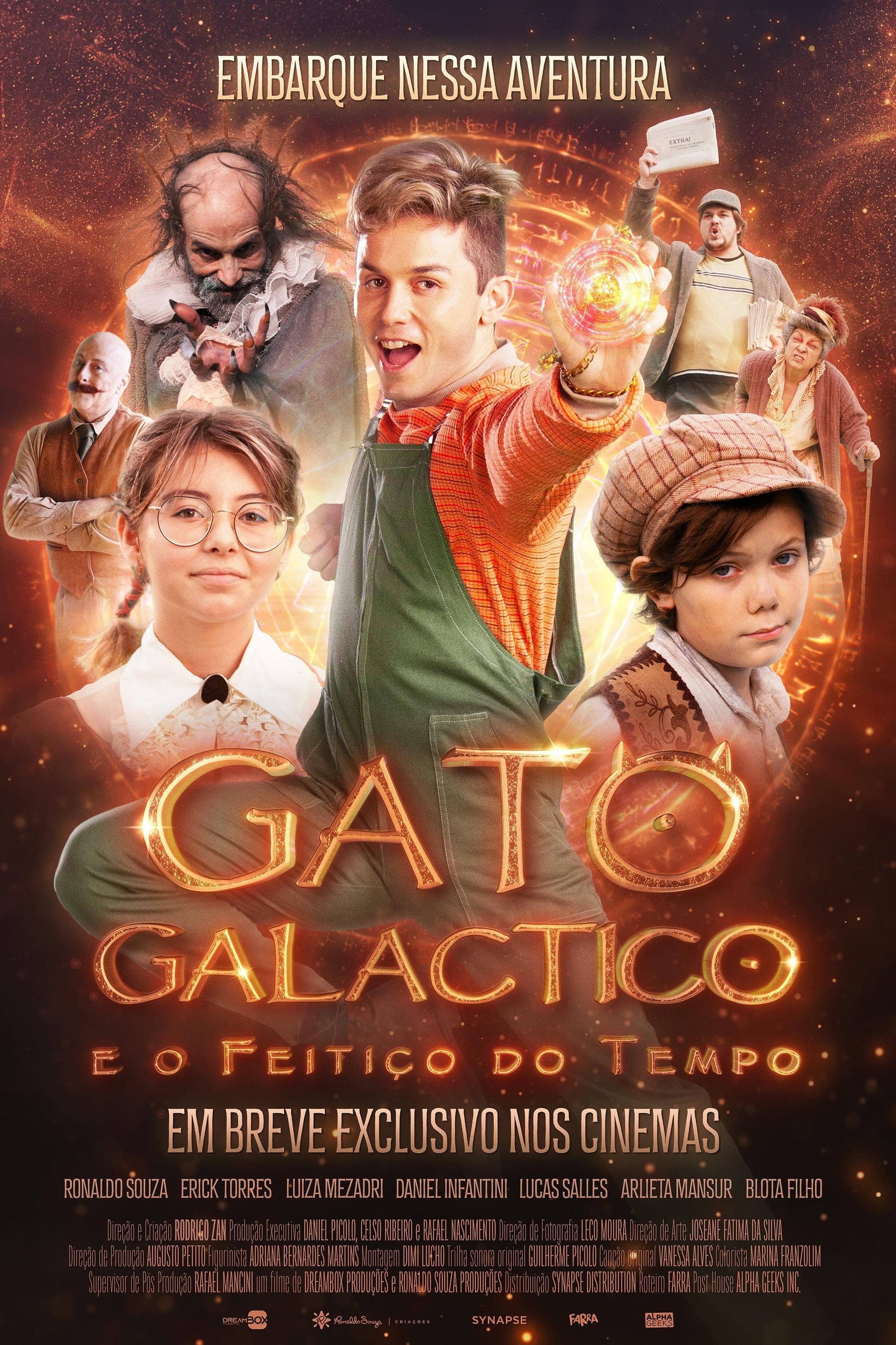 Imagem do Poster do filme 'Gato Galactico e o Feitiço do Tempo (Gato Galactico e o Feitiço do Tempo)'