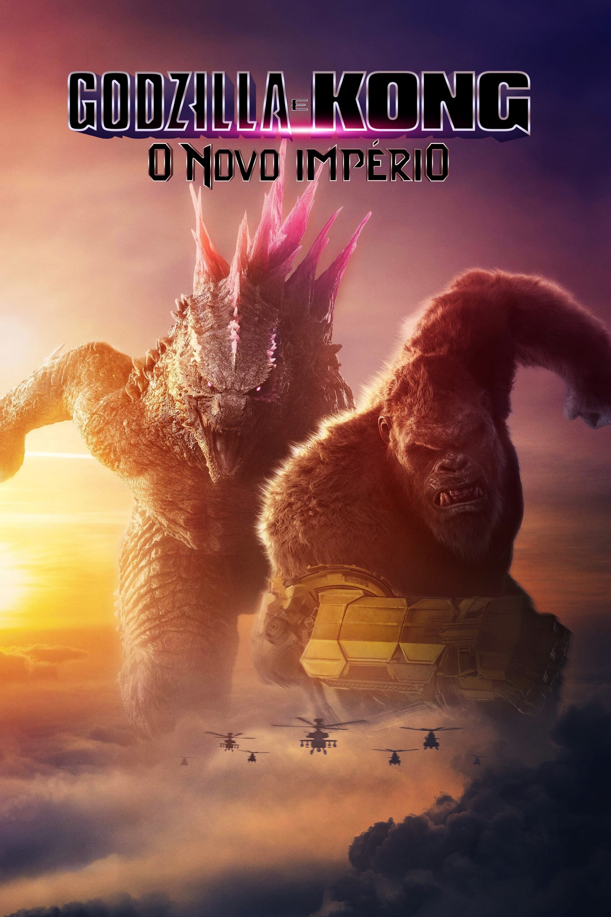 Imagem do Poster do filme 'Godzilla e Kong - O Novo Império (Godzilla x Kong: The New Empire)'